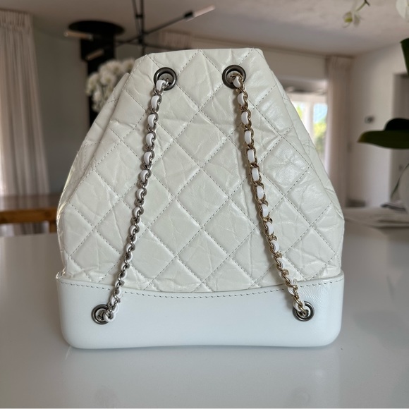 AUTHENTIC CHANEL Gabrielle Small Leather Backpack - Picture 5 of 13